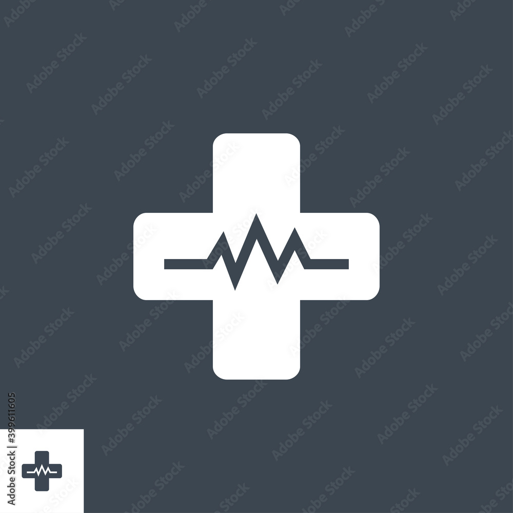 Medical Cross related vector glyph icon. Isolated on black background. Vector illustration. Medical Cross related vector glyph icon. Isolated on black background. Vector illustration.