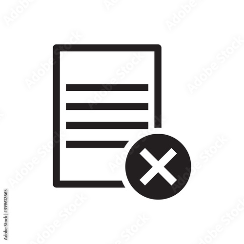 Cancel file icon