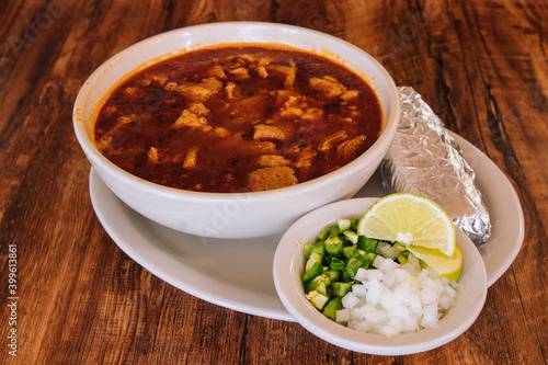 Mexican soup menudo