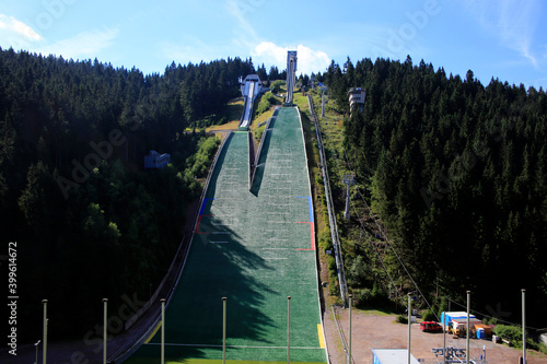 Skispringen, Oberhof, Thüringen, Deutschland, Europa  --  
Ski jumping, Oberhof, Thuringia, Germany, Europe photo