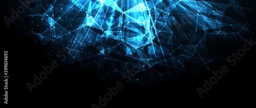 Technology data background, idea of global business solution