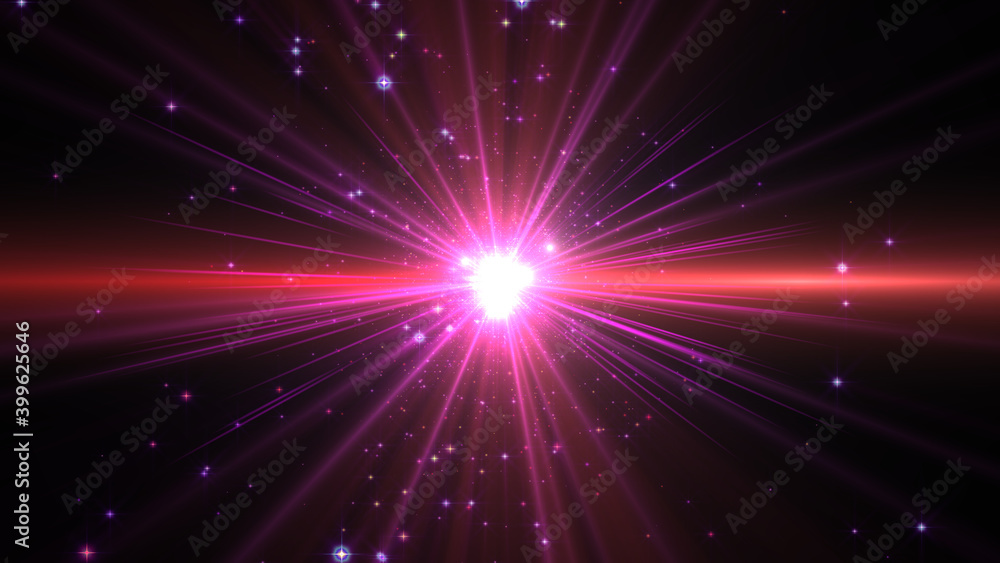 star explosion in space, star ray star explosion in space, star ray