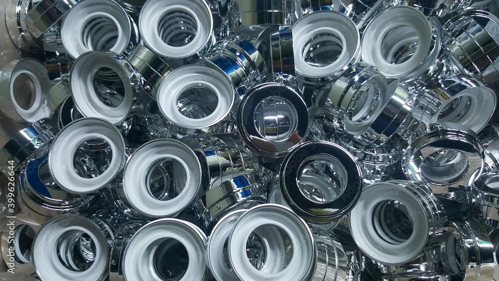 Circular plastic parts In plastic factories
Circular plastic parts In plastic factories