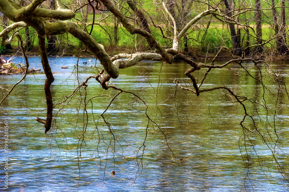 Watauga River in Elizabethon, Tennessee Watauga River in Elizabethon, Tennessee