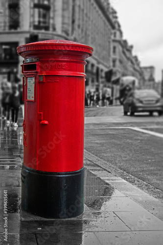 red post box