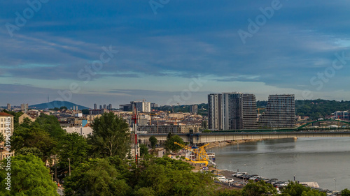 A view from Kalemegdan fortress in Belgrade to Sava river and city downtown. © Bojan