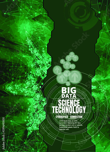 Abstract technology concept background, vector illustration