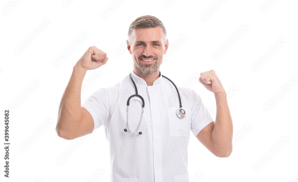 successful virus treatment. spread of covid 19. healthcare. man nurse do corona igg immunity test. confident doctor with phonendoscope isolated on white. coronavirus pneumonia pandemic. best day ever successful virus treatment. spread of covid 19. healthcare. man nurse do corona igg immunity test. confident doctor with phonendoscope isolated on white. coronavirus pneumonia pandemic. best day ever