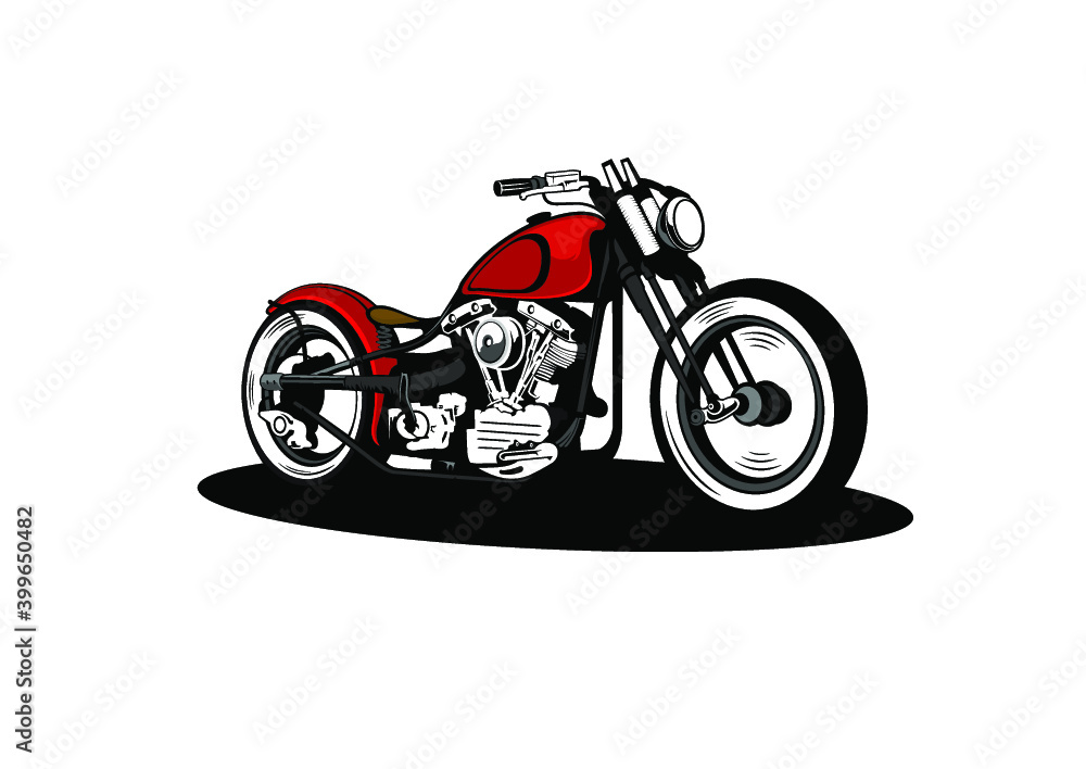 Obraz premium HarleyDavidson Bobber classic Baddas