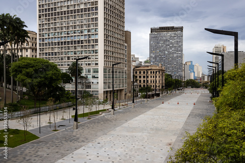 Revitalização do Vale do Anhangabaú em São Paulo 