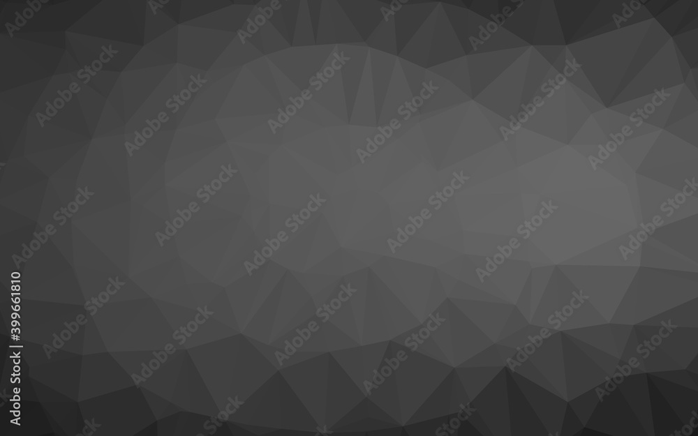Dark Silver, Gray vector triangle mosaic template. Dark Silver, Gray vector triangle mosaic template.