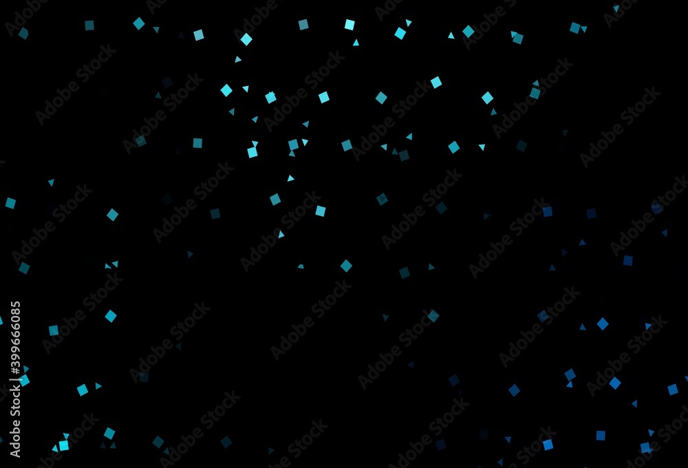 Dark BLUE vector backdrop with lines, circles, rhombus. Dark BLUE vector backdrop with lines, circles, rhombus.