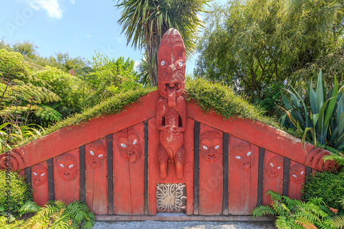 Maori carving photo