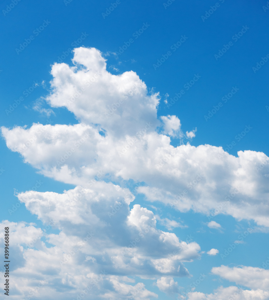 Blue sky and white clouds background material Blue sky and white clouds background material