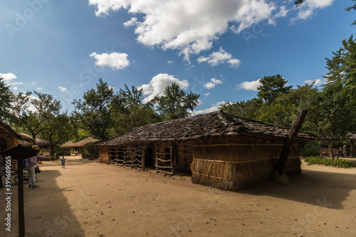 hut in the village