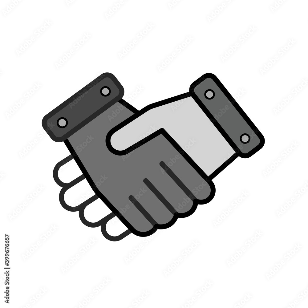 handshake illustration in flat cartoon design. Shake hand. handshake illustration in flat cartoon design. Shake hand.