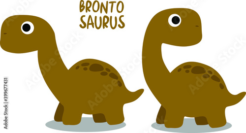 cute dinosaur cartoon brontosaurus