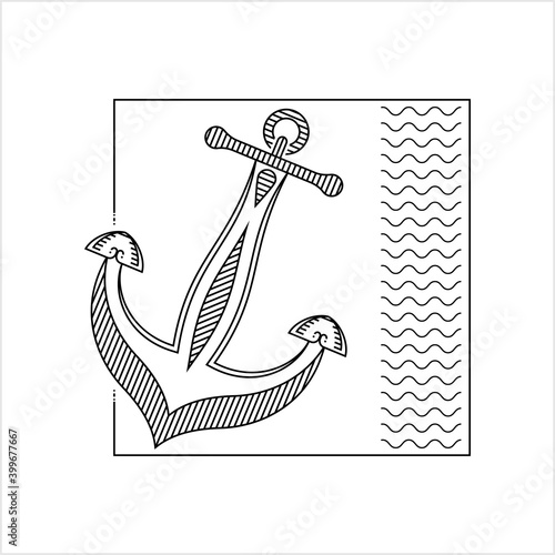 Anchor Monoline Style, Single Stroke Width