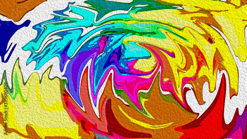 abstract full color background with water waves