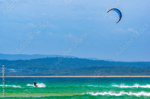 Fast Kite Surfer