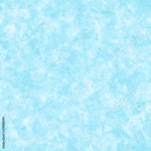 icy light aqua blue paint texture abstract ice and snow seamless pattern for winter art design