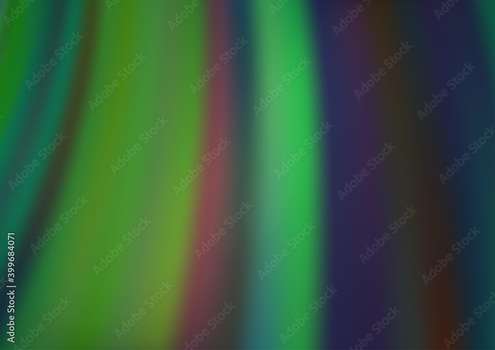 Light Green vector pattern with lava shapes. Light Green vector pattern with lava shapes.