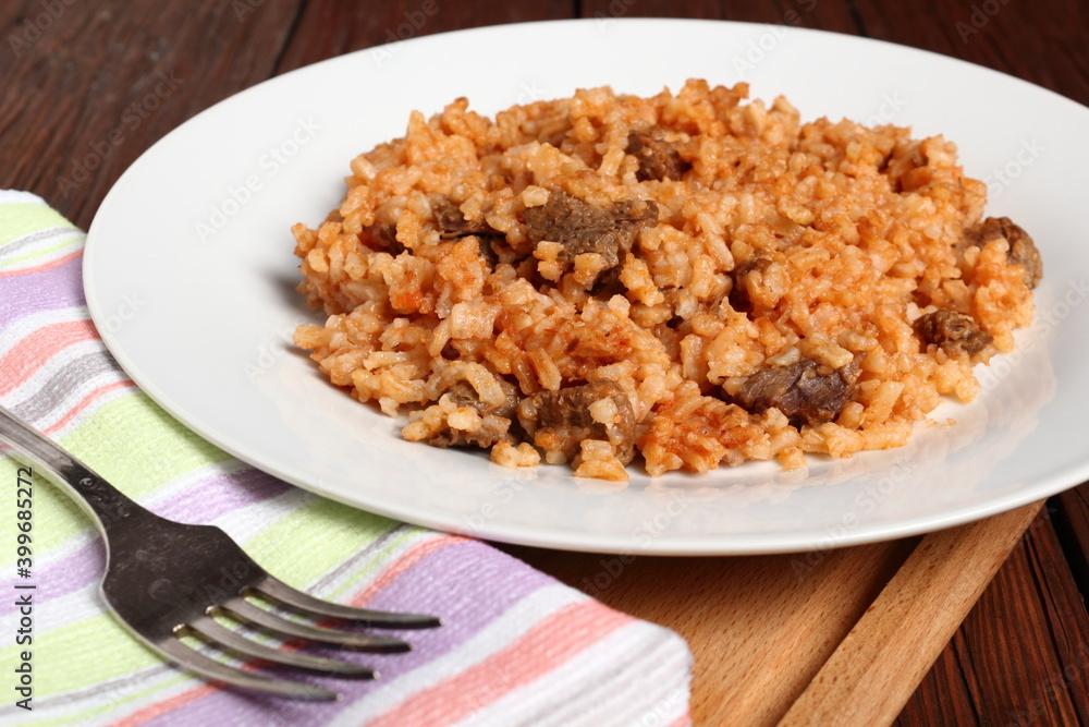 Spanish Rice with Beef. Spanish Rice with Beef.