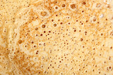 Yeast crepes background. Directly Above.
