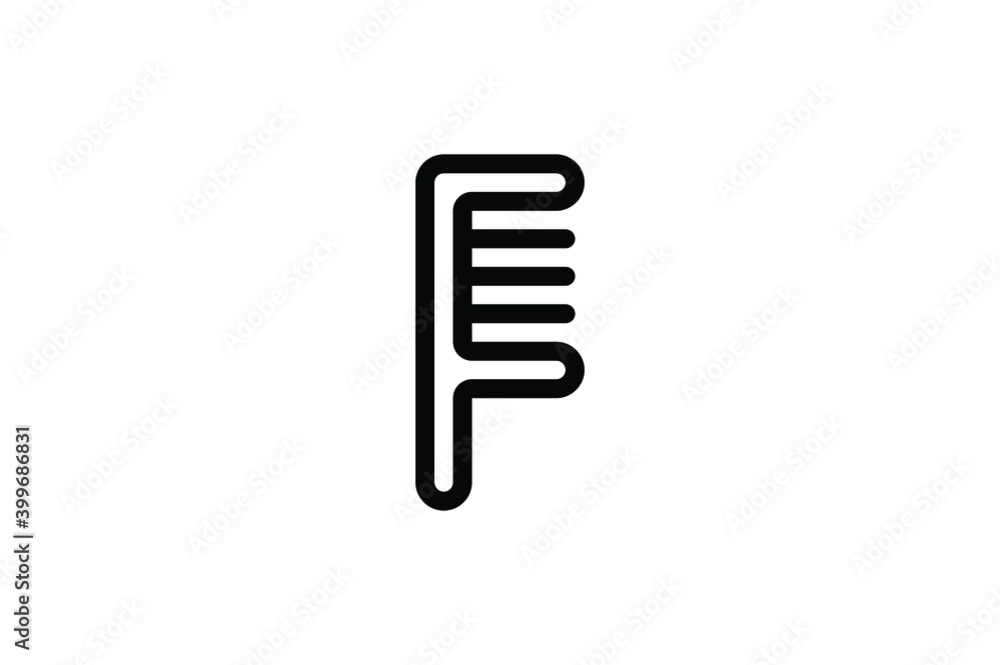 Bathroom Outline Icon - Comb Bathroom Outline Icon - Comb