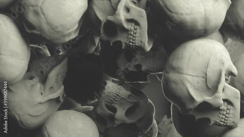 Floating Skulls