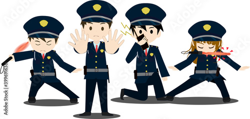 最強の可愛い警備員(ガードマン)達のイラスト