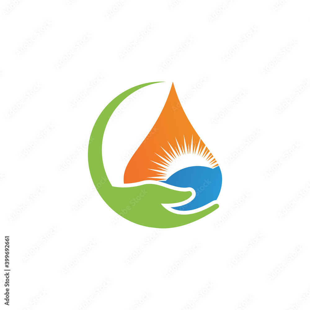 Water drop Logo Template vector illustration design Water drop Logo Template vector illustration design