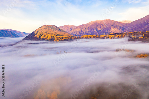 Scenery of Hemu Village, Xinjiang, China