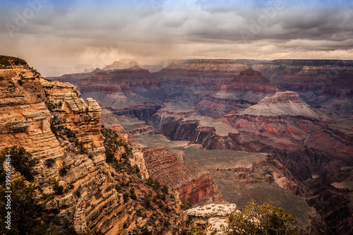 Stormy Day on the Grand Canyon, Grand Canyon National Park, Arizona