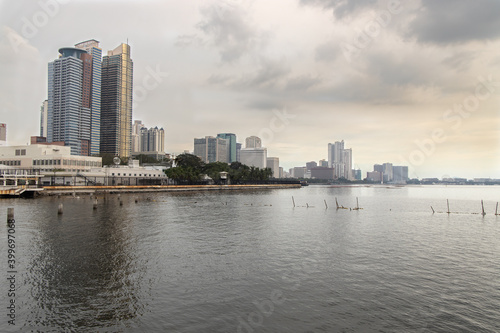 Manila Bay scenery on a Sunday afternoon, , Manila, Philippines Dec 13, 2020