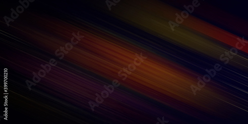 abstract simple monotonous black background with diagonal rays of orange, magenta colors.