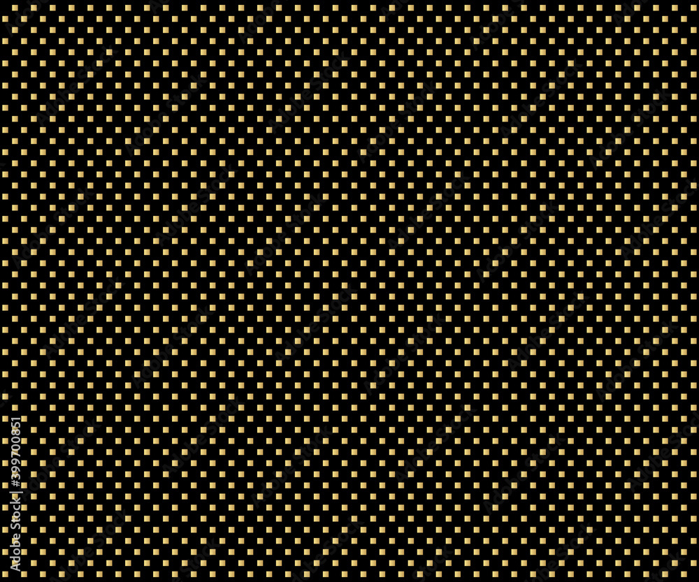 Abstract gold color geometric pattern with squares. Design business element for texture background, posters, cards, wallpapers, backdrops, panels - Vector illustration