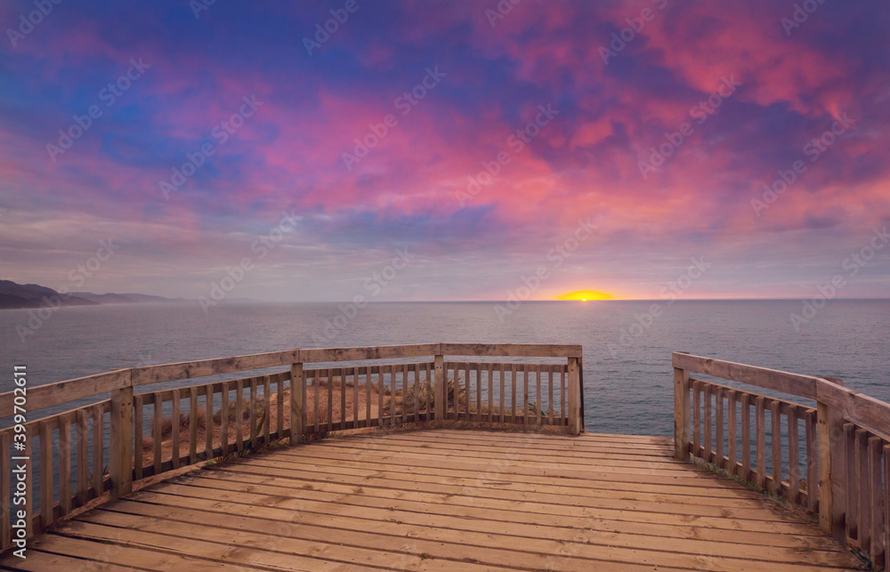Fototapeta premium In New Zealand coast