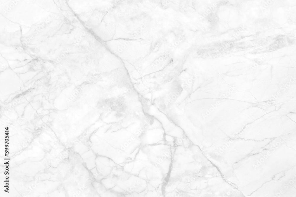 Obraz premium White grey marble texture background, top counter top-view of natural tiles stone in luxury and seamless glitter pattern.