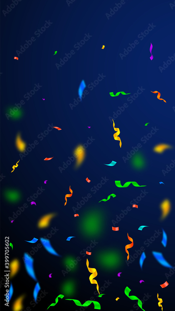 Streamers and confetti. Colorful streamers tinsel Streamers and confetti. Colorful streamers tinsel