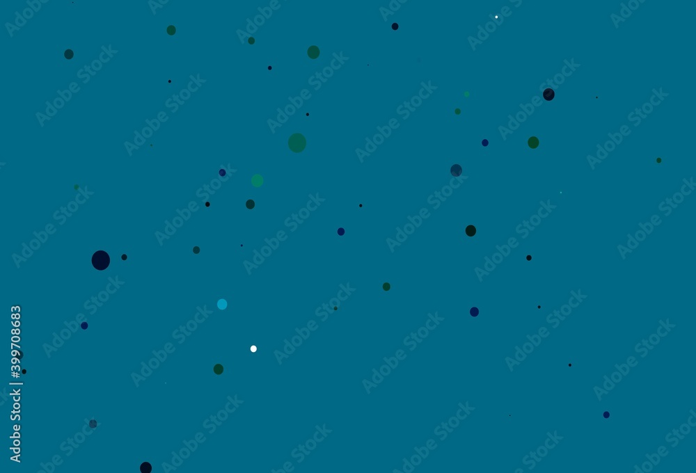 Light Blue, Green vector pattern with spheres. Light Blue, Green vector pattern with spheres.