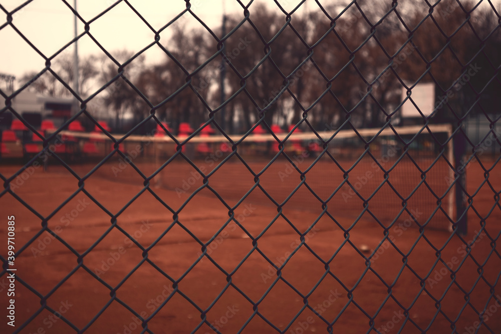 Empty Tennis Yard Empty Tennis Yard
