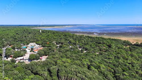 Wild Coast from Lighthouse view La Coubre in La Tremblade Charente Maritime in west france © OceanProd