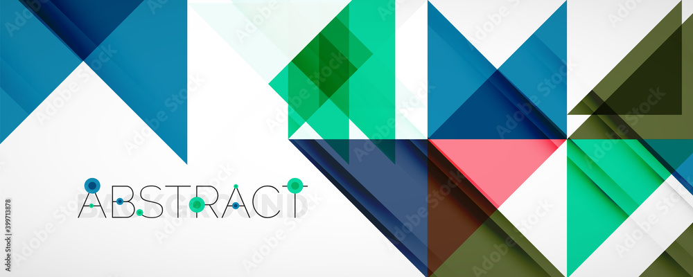 Set of vector triangle geometric backgrounds. Vector illustration for covers, banners, flyers and posters and other designs Set of vector triangle geometric backgrounds. Vector illustration for covers, banners, flyers and posters and other designs