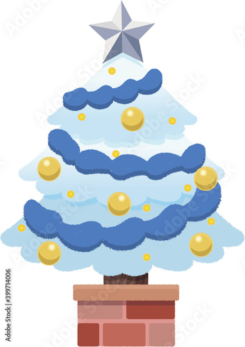 クリスマスツリー, ツリー, クリスマス, クリスマスイヴ, クリスマスイブ, 冬, イベント, サンタクロース, 12月, 年中行事, 聖夜, 飾り, イルミネーション, イヴ, イブ, オーナメント, メリークリスマス, 装飾, かわいい, 木, イラスト, ベクター, 行事, クリスマスイメージ, ライトアップ, パターン, デコレーション, 素材, デザイン