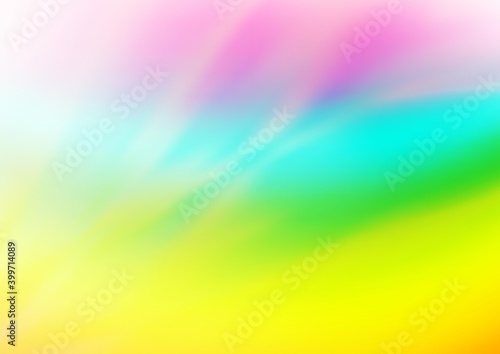 Light Multicolor  Rainbow vector modern elegant background.