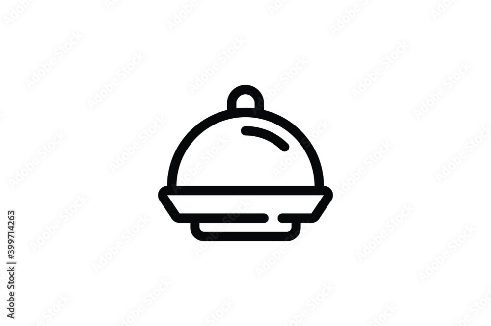 Kitchen Outline Icon - Tray Kitchen Outline Icon - Tray