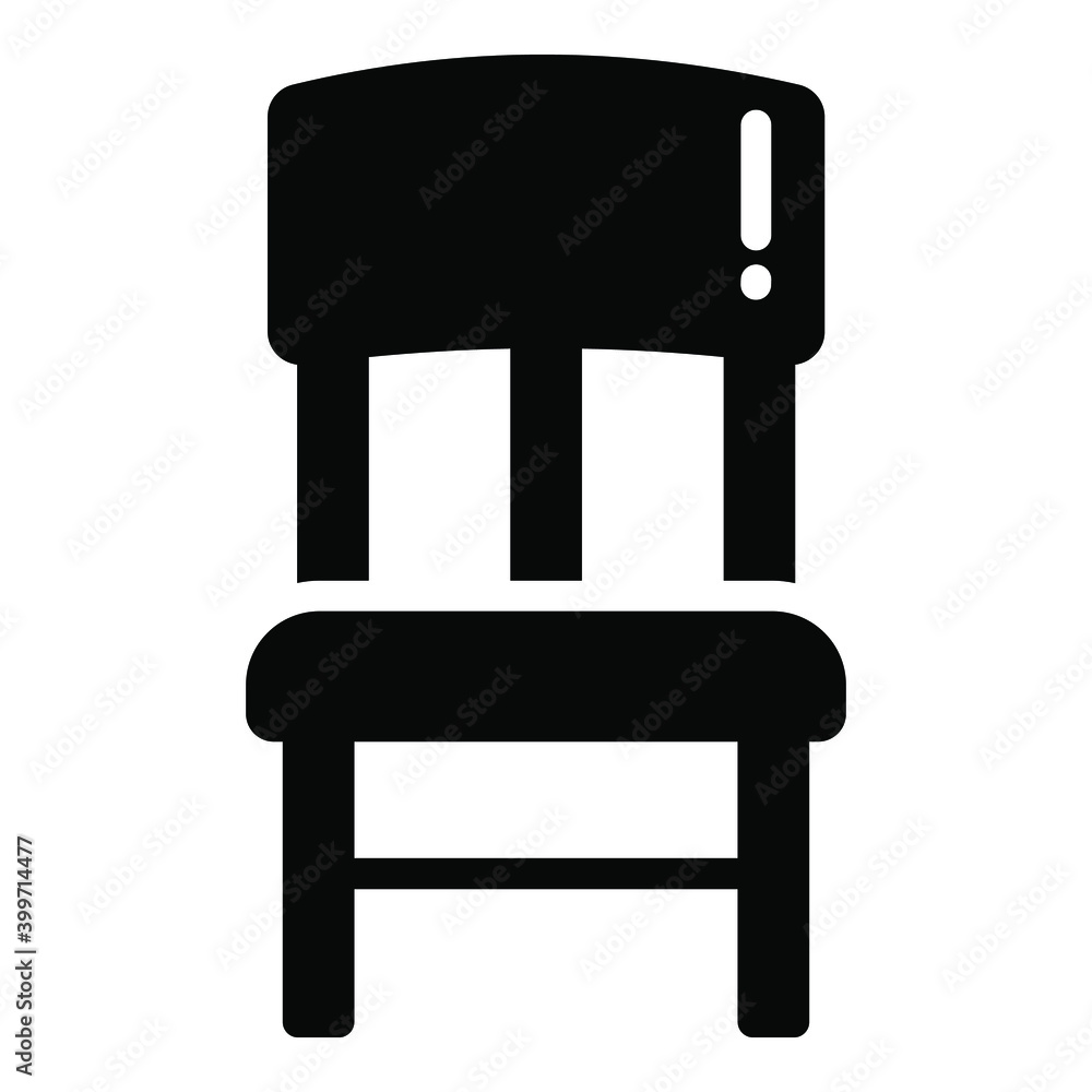 chair glyph icon, school and education icon
chair glyph icon, school and education icon