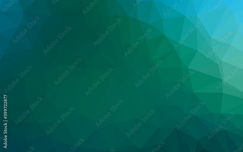 Dark Blue, Green vector polygonal pattern. Dark Blue, Green vector polygonal pattern.