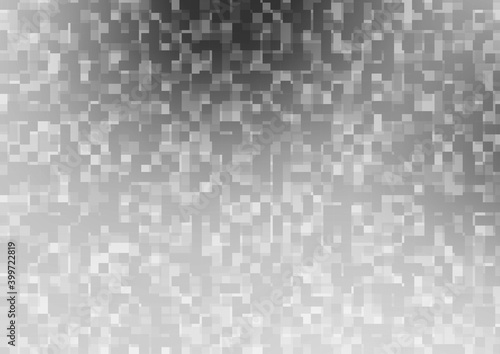 Light Silver, Gray vector background with rectangles.